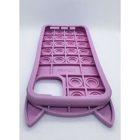 Pop It Phone Case for iPhone 11 Pro Max XS Max Fidget Bubble Reliever Pink New - Picture 7 of 8